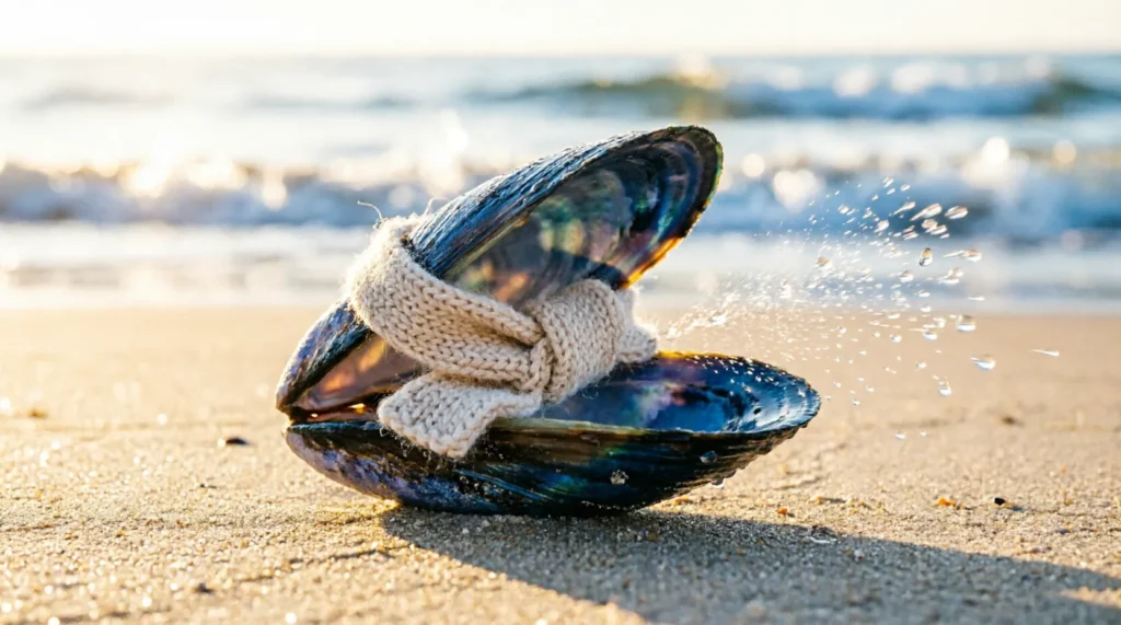 Muscheliger Witz: Was liegt am Strand und ist erkältet?